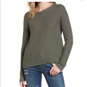 Madewell Textured scoop neck textured sweater XS